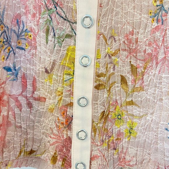 NWT Free People Angelina Floral Print Crop Top - Picture 10 of 10